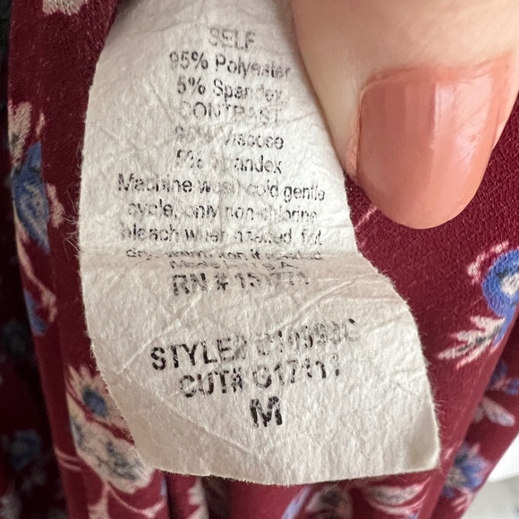 Gilli Tie-Waist Maxi Dress, lined faux wrap - Picture 5 of 7